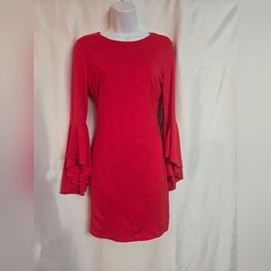 Lulus Red Bodycon Trendy Wedding Guest NWT Dress Size S